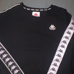Kappa crew neck sweatshirt never worn. Unique style. Brand runs small.